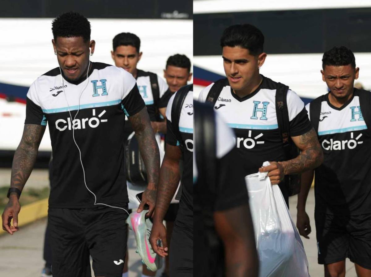 Día de entreno de Honduras: Los 'novatos' y el legionario que volvió