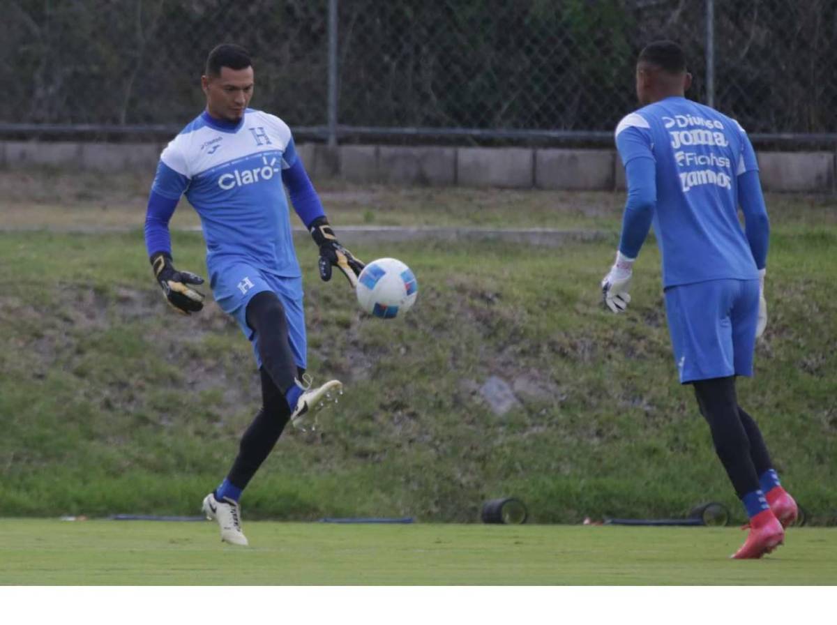 Día de entreno de Honduras: Los 'novatos' y el legionario que volvió