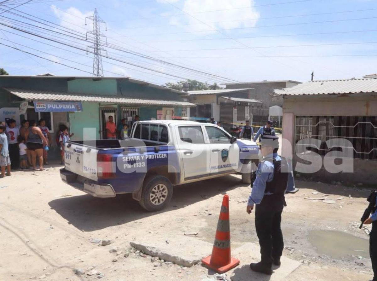 Policía revela nueva versión sobre asesinato de joven frente a su hija en Choloma