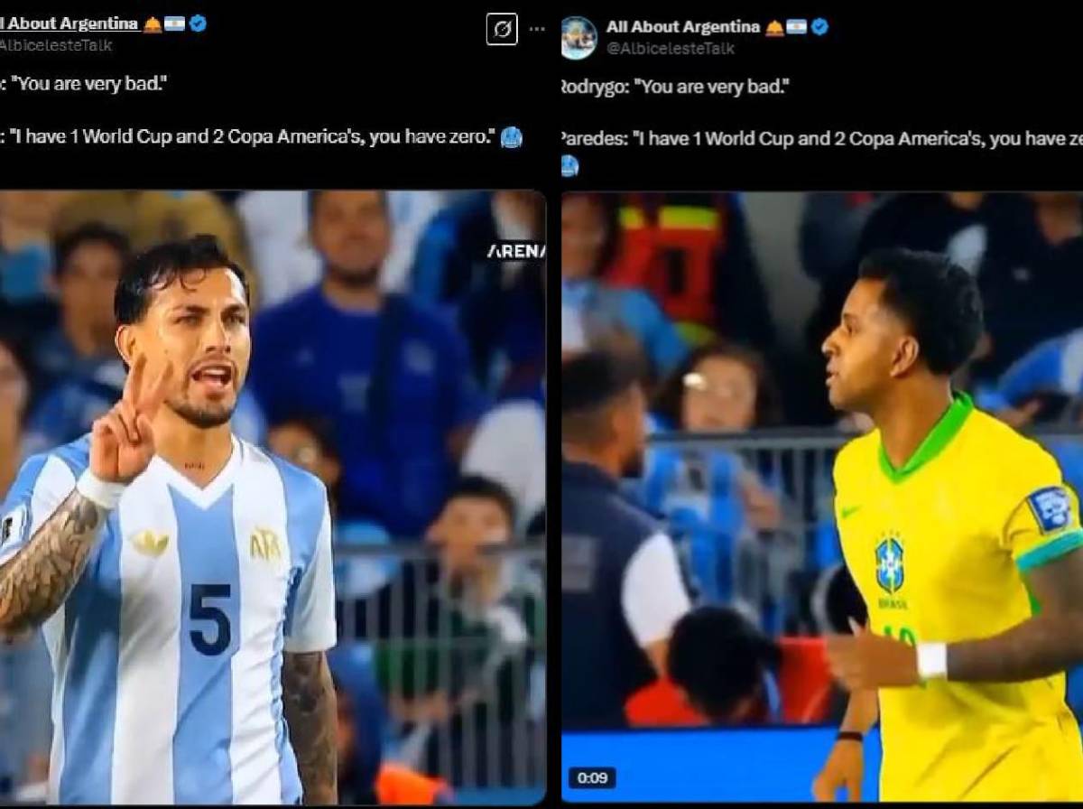 Bronca en Argentina-Brasil, la respuesta a Raphinha y picante cruce de Rodrygo