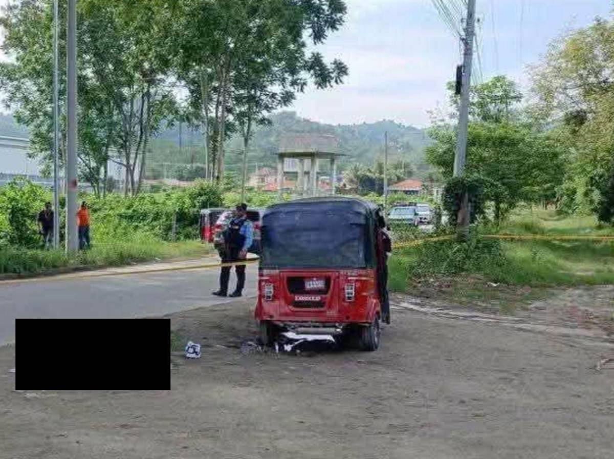 Falsos pasajeros acribillaron a Josué en Choloma; se ganaba la vida como mototaxista