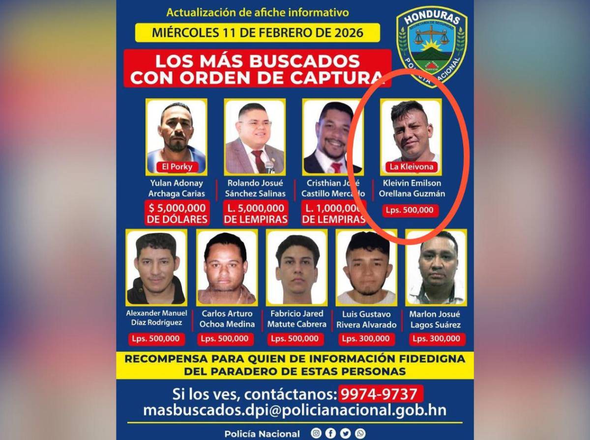 Disparos, armas de guerra y droga: así cayó el líder de La Kleivona en Choloma