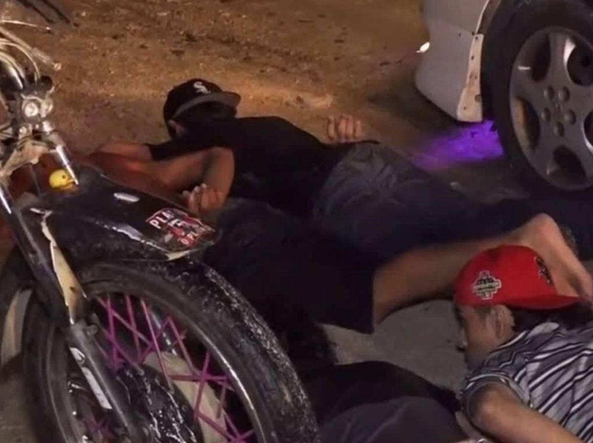 Los capturan cuando llevaban a un joven amarrado en un turismo en SPS