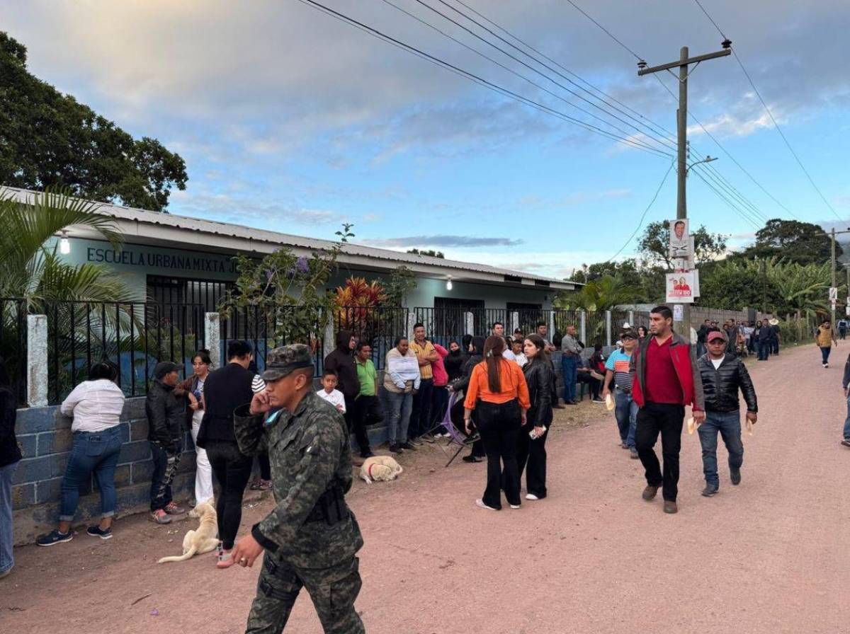 Así se vive la jornada electoral en San Antonio de Flores, El Paraíso
