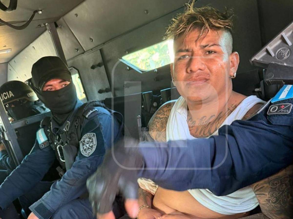 Disparos, armas de guerra y droga: así cayó el líder de La Kleivona en Choloma