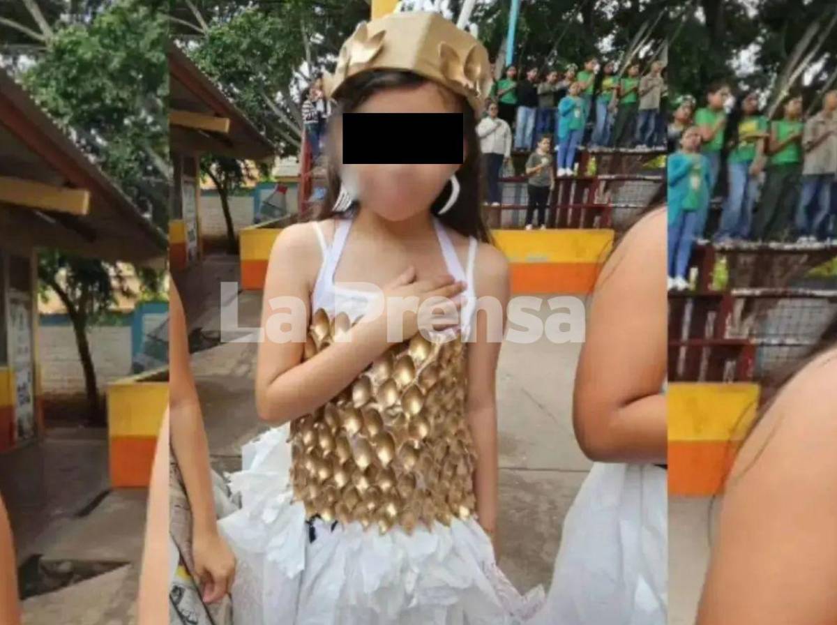 Dolorosa despedida a Leyreth, la niña hallada entre los escombros de la tragedia en la Villa Nueva