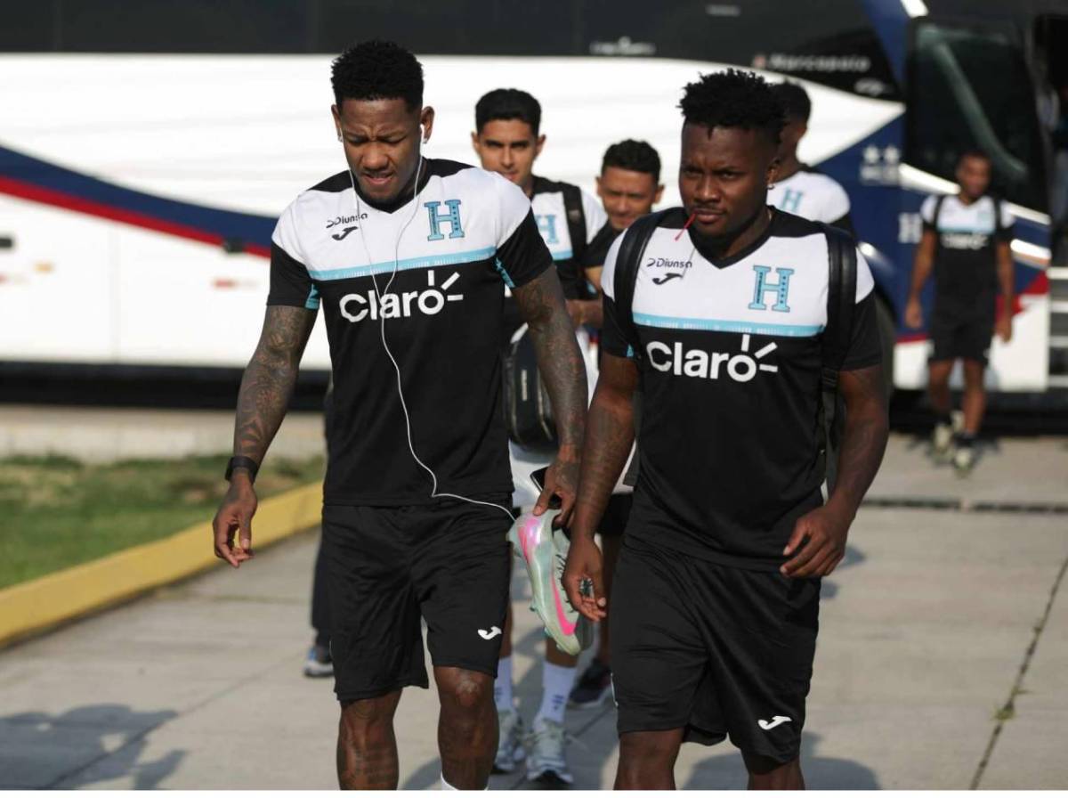 Día de entreno de Honduras: Los 'novatos' y el legionario que volvió
