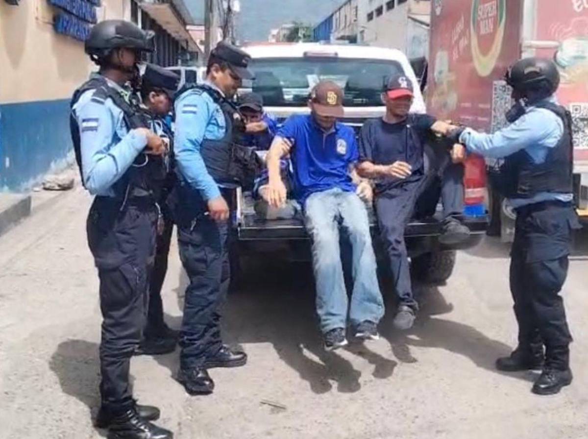 Capturan a tres presuntos integrantes de la banda El Renco en SPS