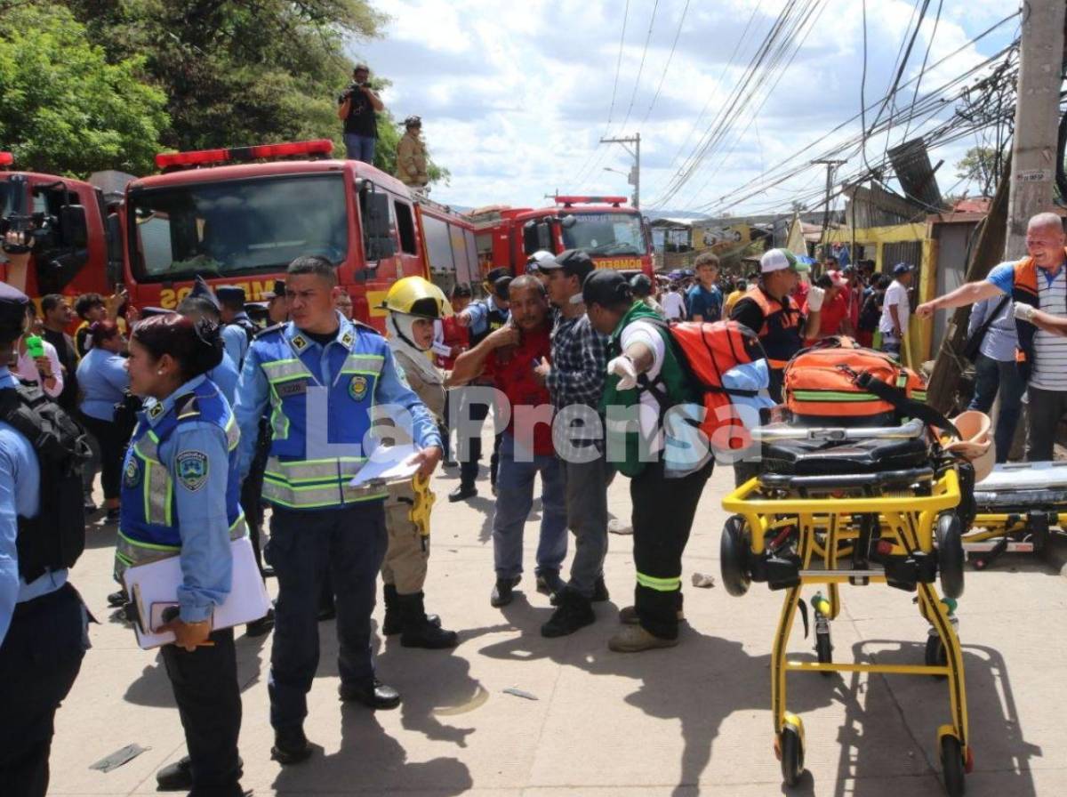 Conductor de volqueta quedó calcinado tras el brutal accidente en la colonia Villa Nueva