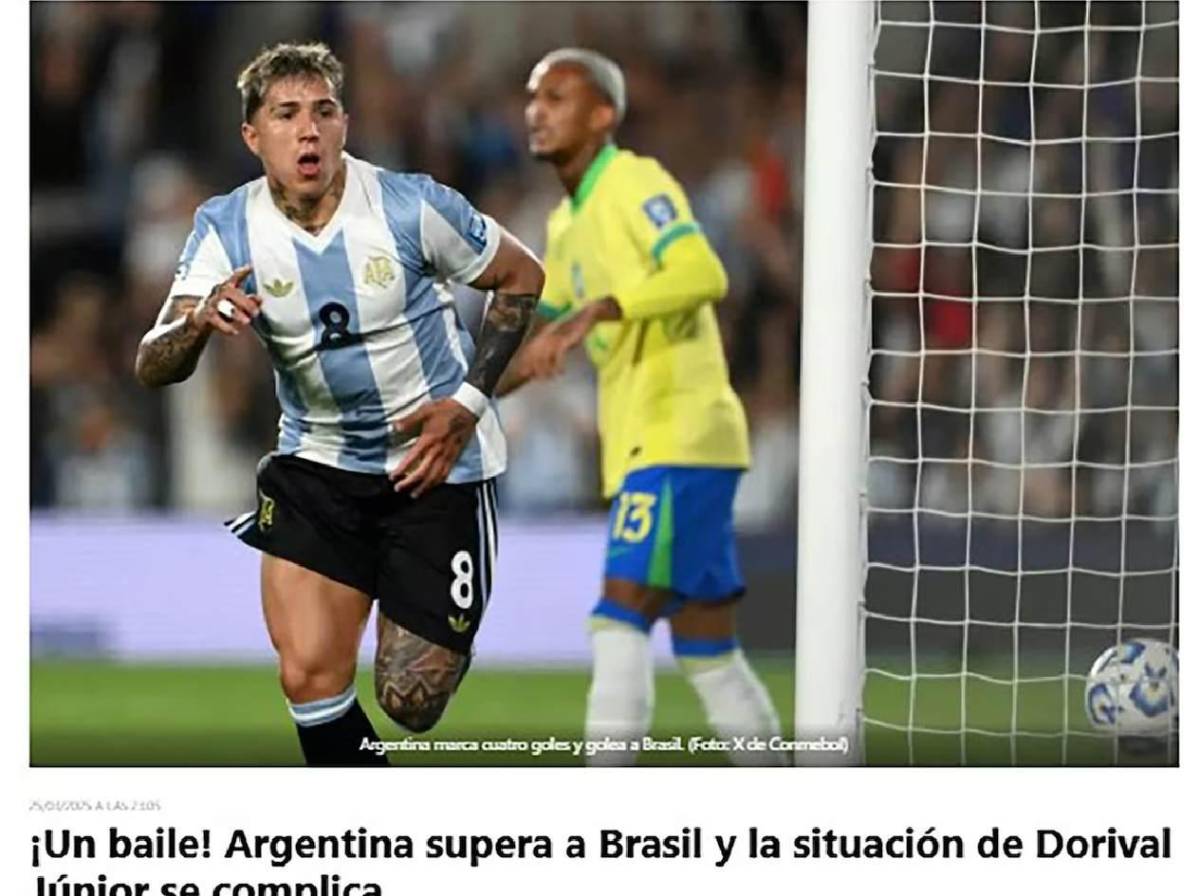 Messi deja dardo a Raphinha: revuelo tras goleada de Argentina a Brasil