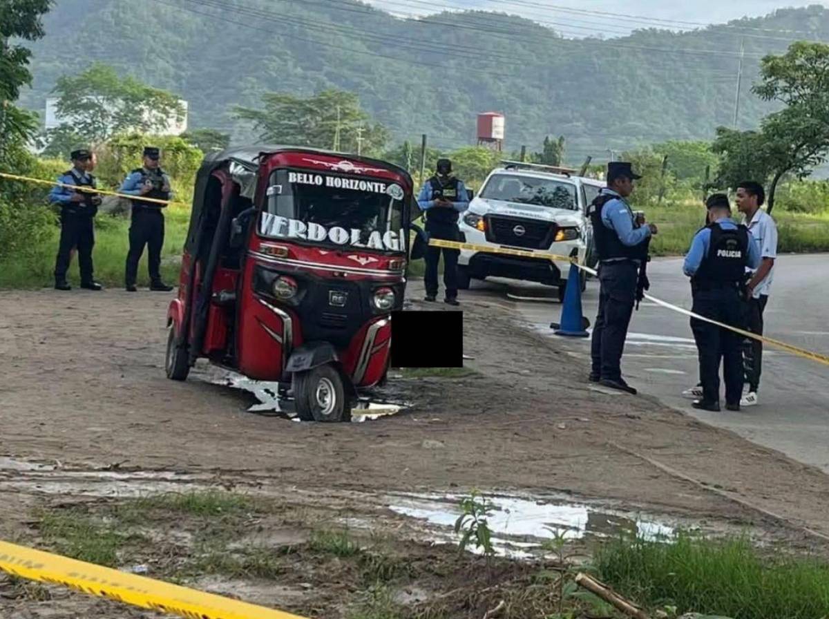 Falsos pasajeros acribillaron a Josué en Choloma; se ganaba la vida como mototaxista