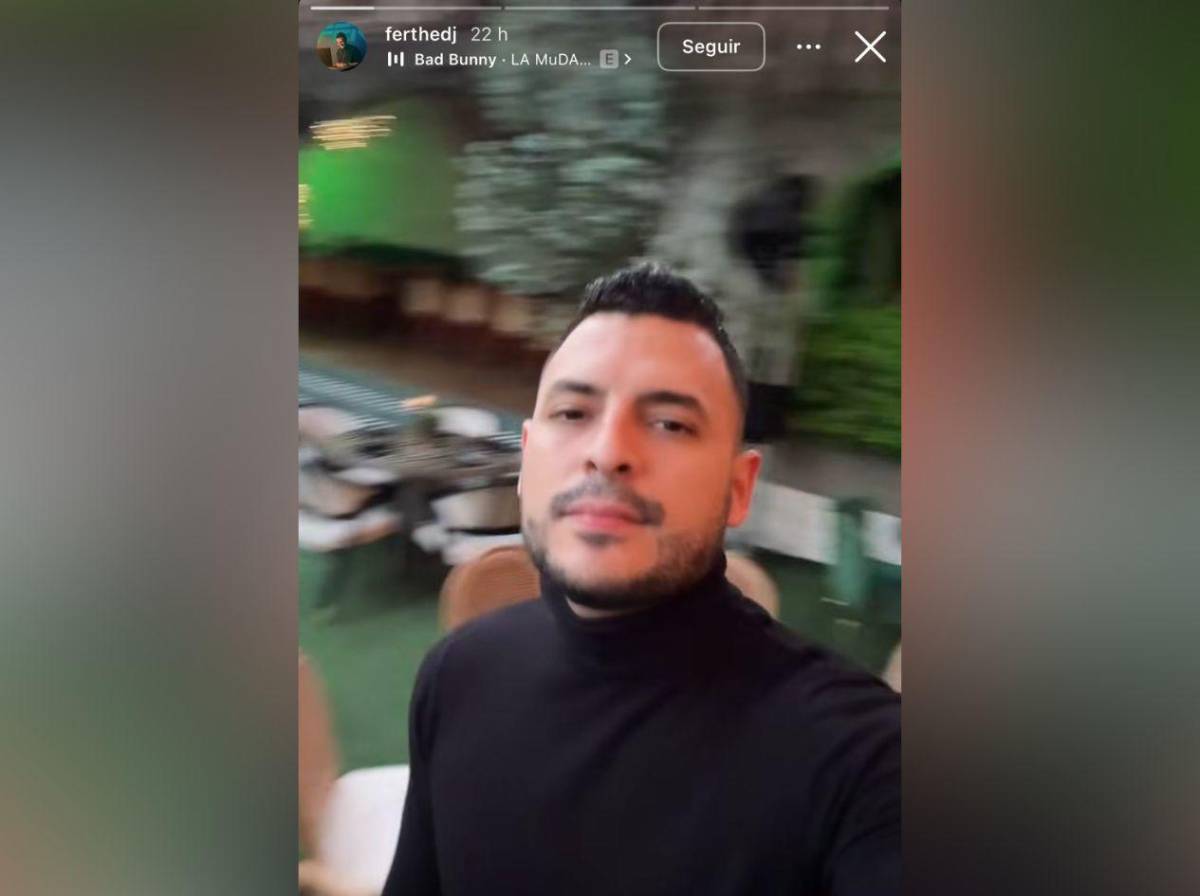 La última publicación de DJ Fer en sus redes antes de ser ultimado en SPS