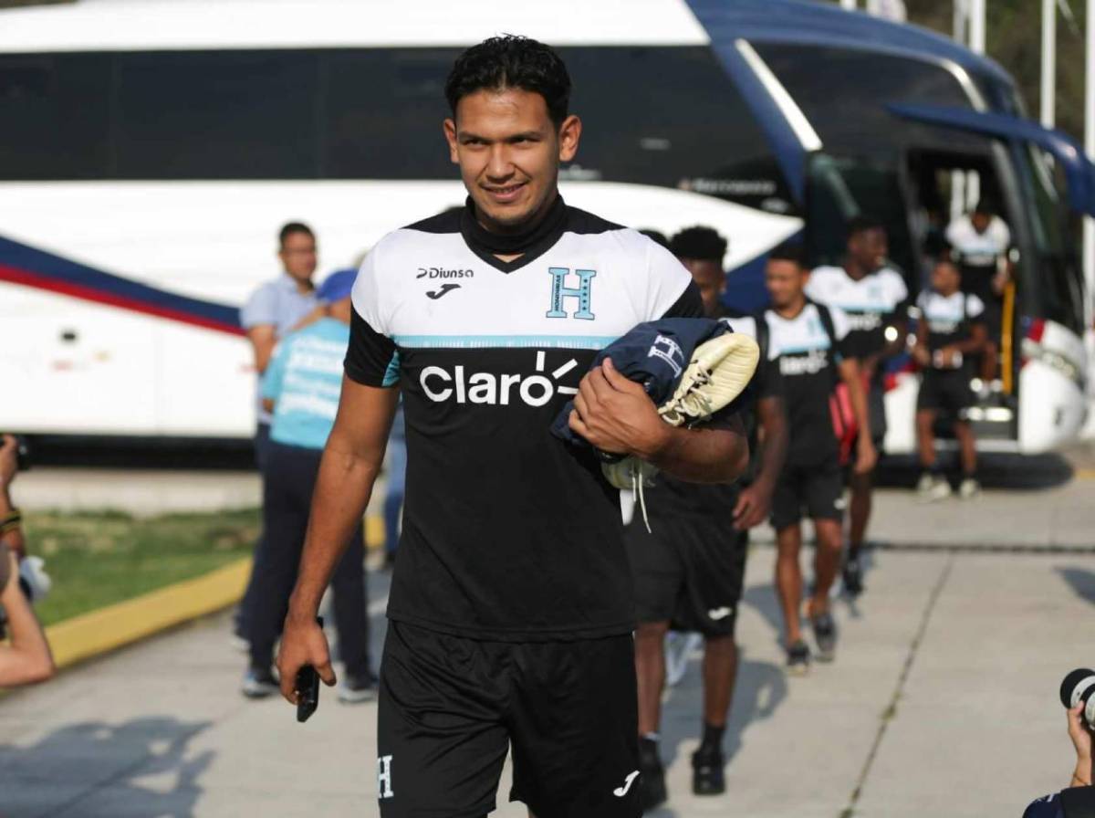 Día de entreno de Honduras: Los 'novatos' y el legionario que volvió