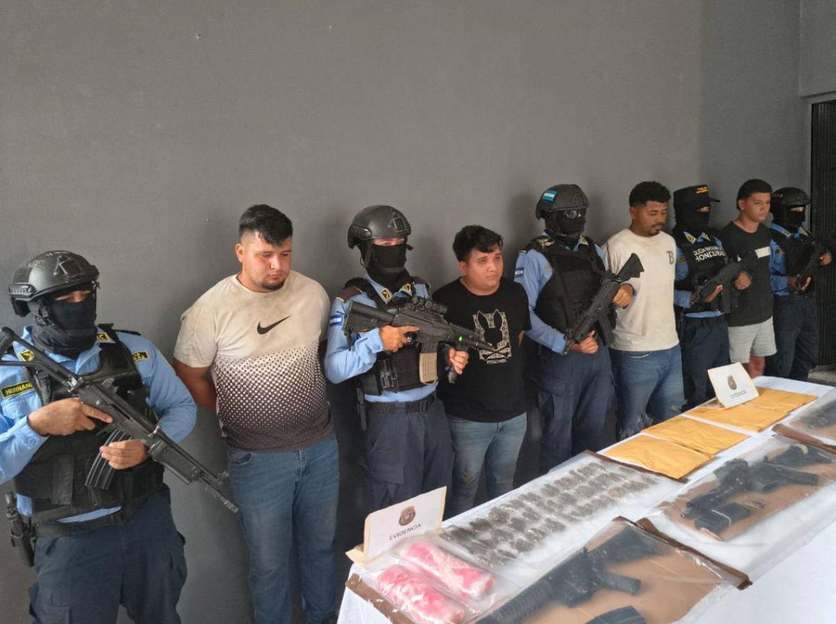 Golpe a Los Argueta: cuatro capturados y decomisan armas, droga y carro de lujo