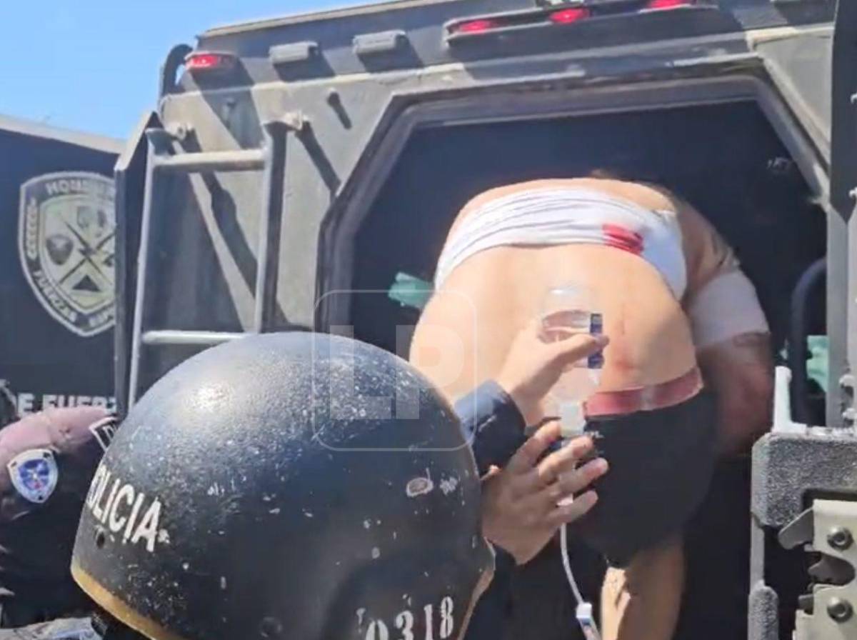 La Kleivona resultó herido durante operativo que terminó con su captura