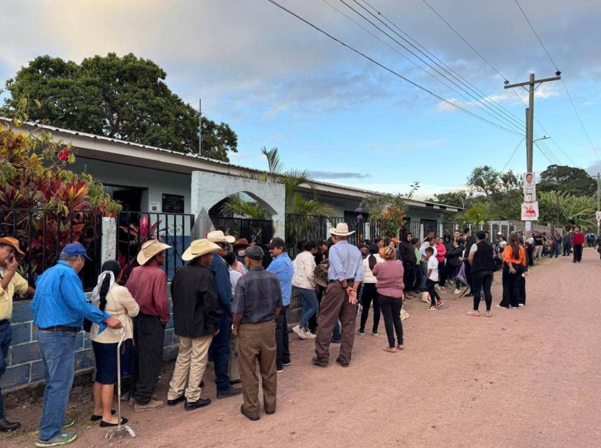 Así se vive la jornada electoral en San Antonio de Flores, El Paraíso