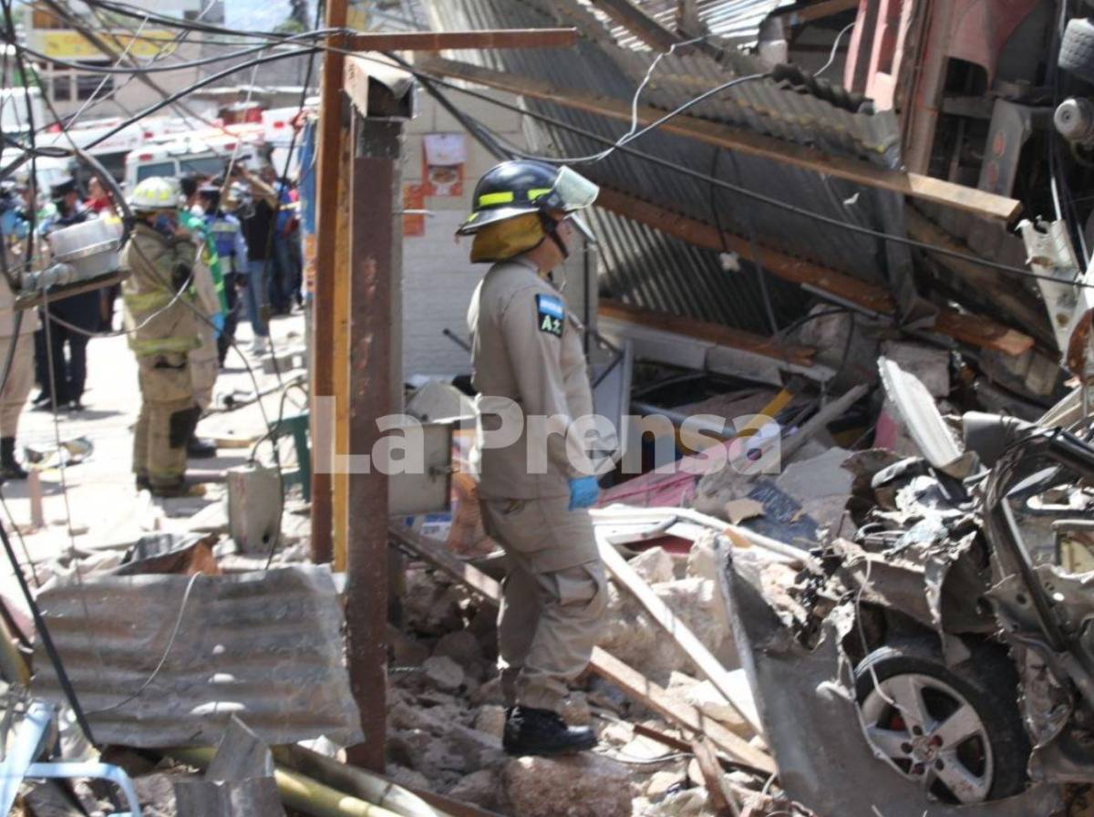 Conductor de volqueta quedó calcinado tras el brutal accidente en la colonia Villa Nueva