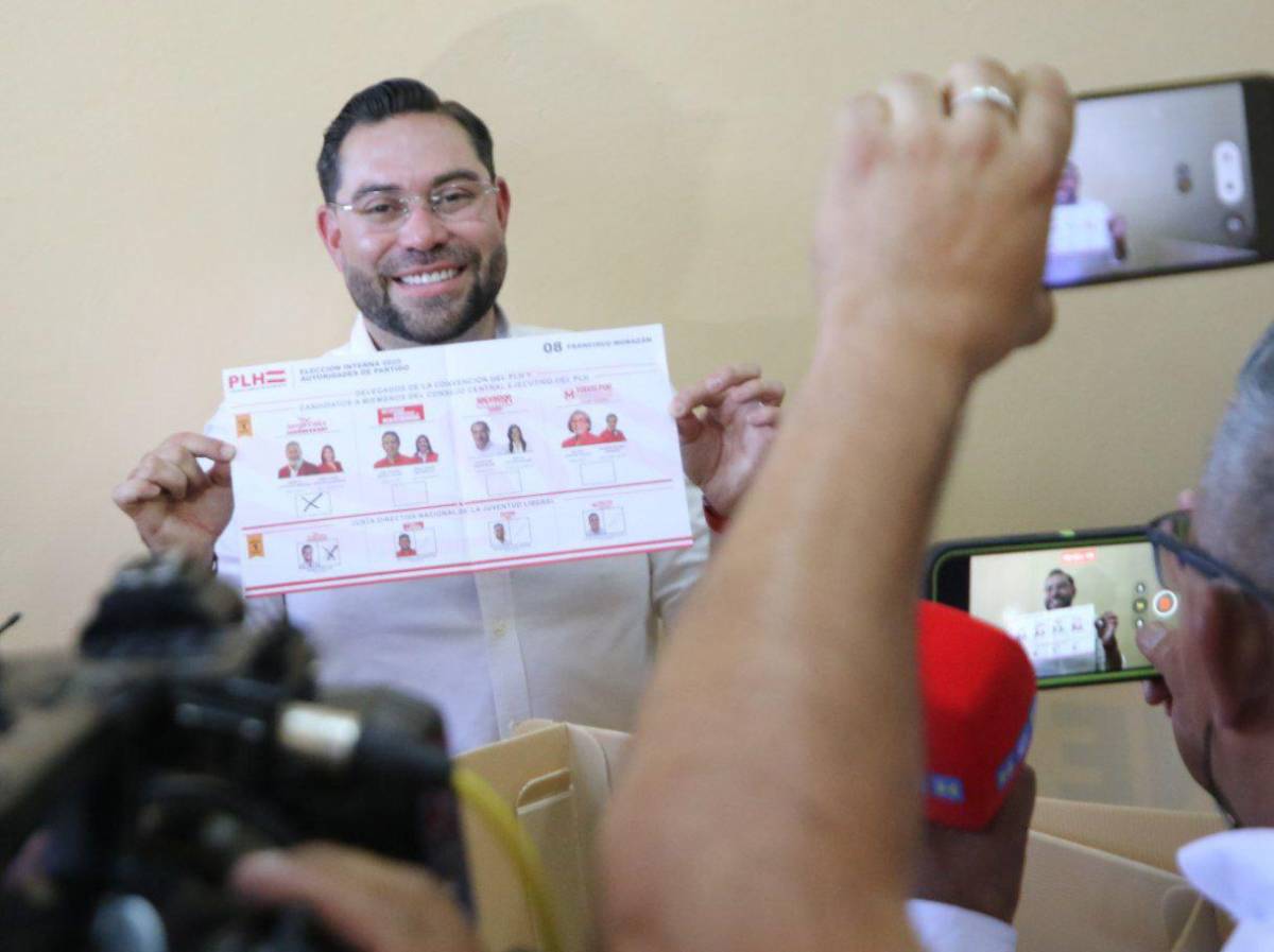 Así votó Jorge Cálix en las elecciones primarias en Tegucigalpa