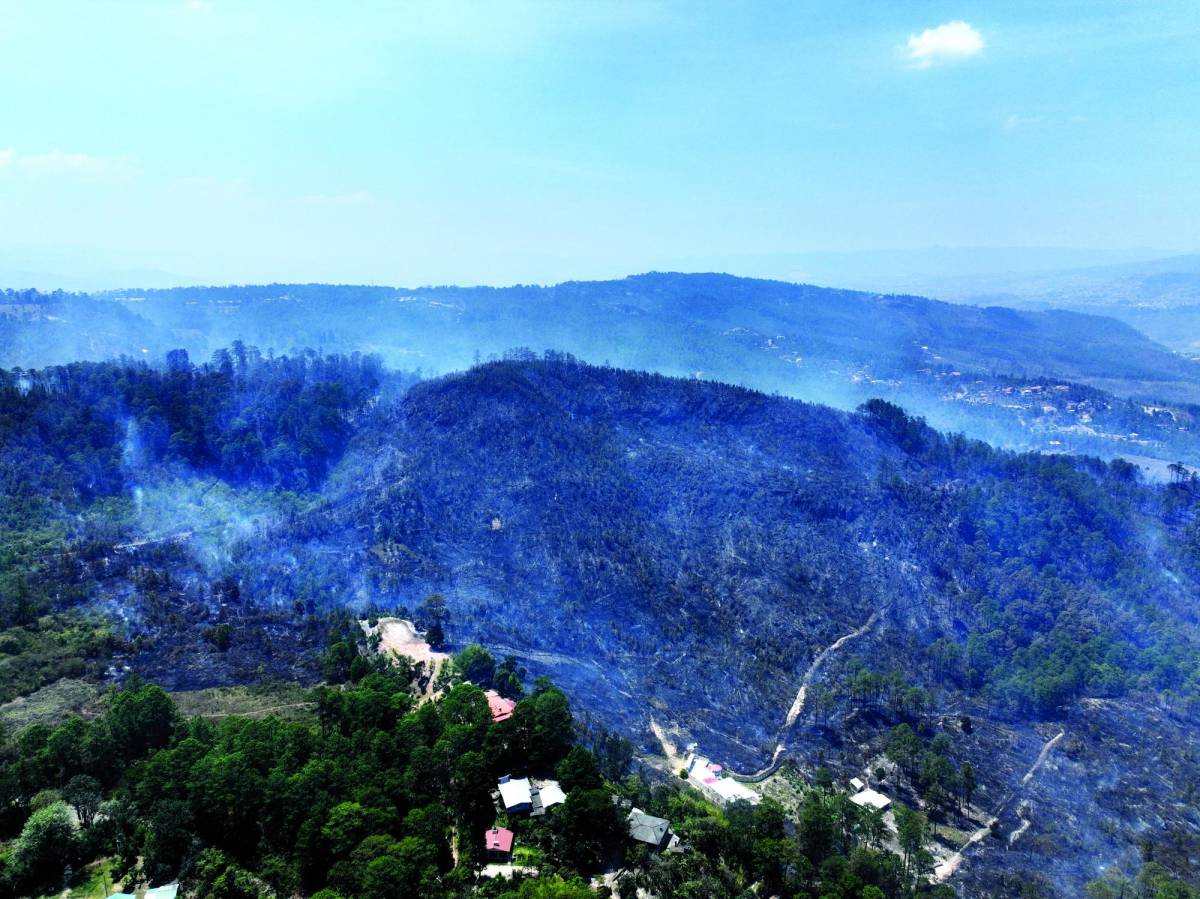 Incendios forestales en la capital dejan calidad del aire poco saludable