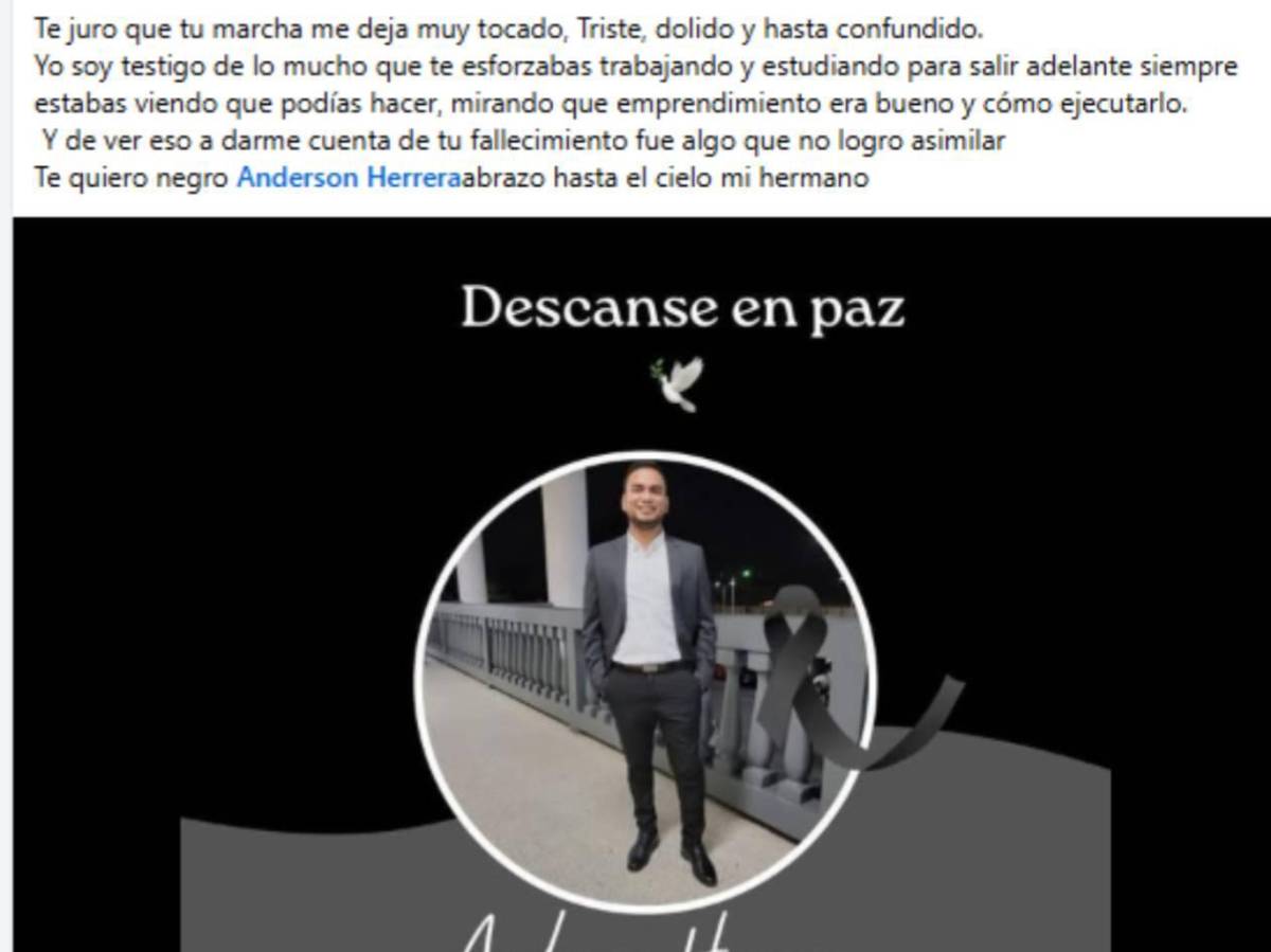 Consternación por misteriosa muerte de futbolista hondureño: No logró asimilarlo