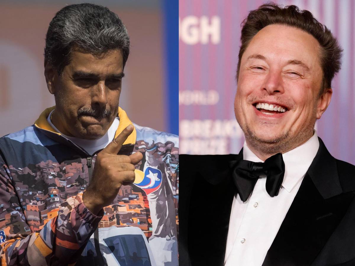 Pelea de tono callejero entre Elon Musk y Nicolás Maduro