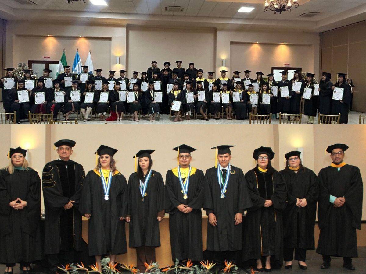 $!Estudiantes son premiados en la gala de graduación.