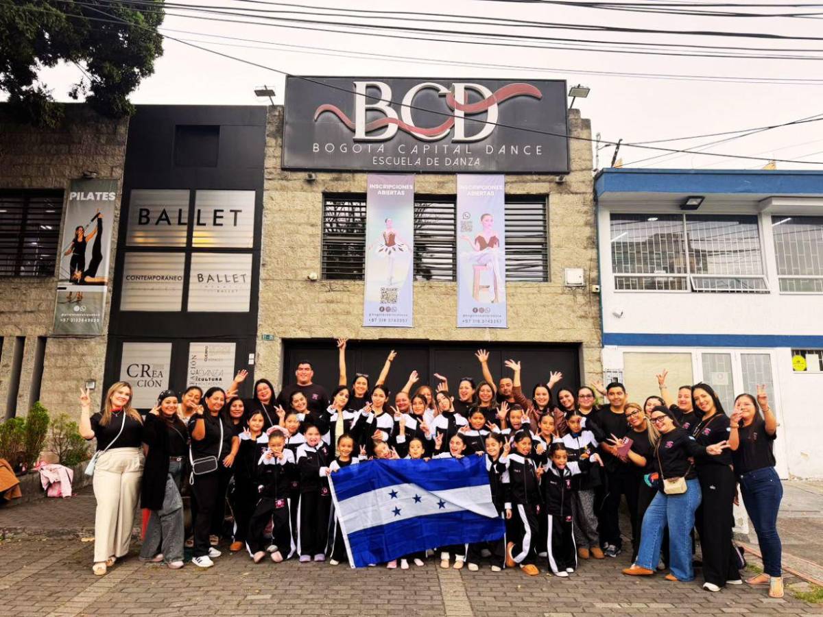 De Villanueva a Colombia: 24 bailarinas hondureñas brillan con su talento en Bogotá