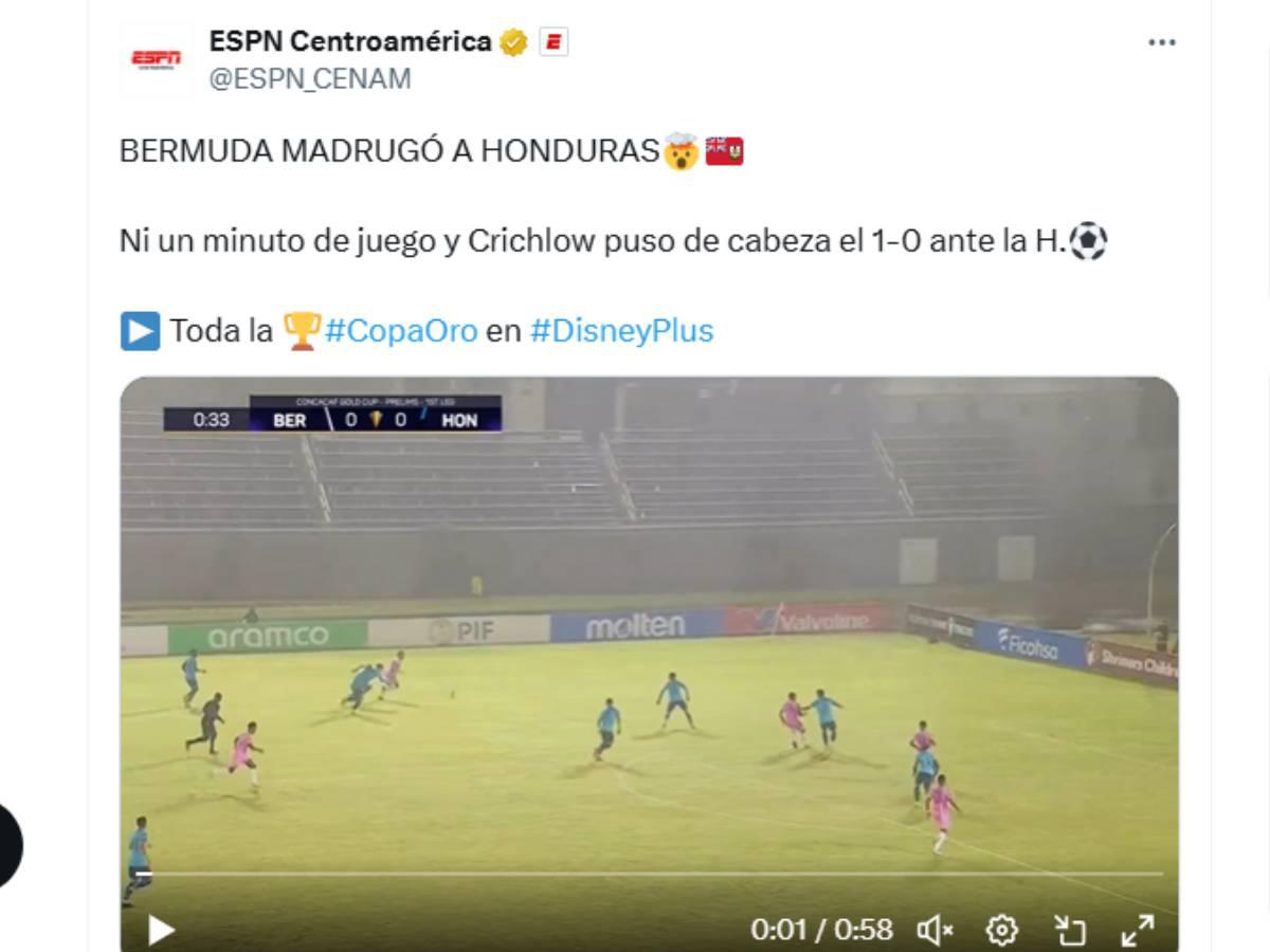 Bermudas - Honduras: Indignación y críticas contra Edrick Menjívar por lo que hizo