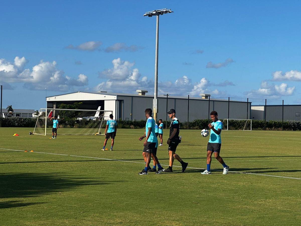 Entrenamiento de la Selección de Honduras en Estados Unidos.