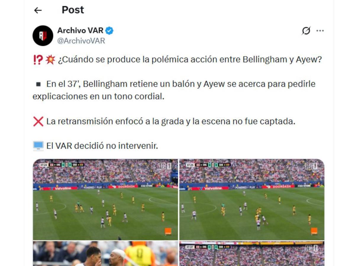 Said Martínez desata debate mundial tras polémica decisión con Jude Bellingham