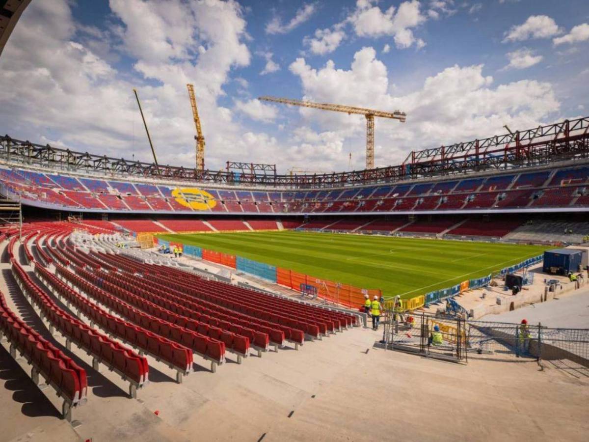 ¿Se inunda el nuevo Camp Nou? Circulan imágenes tras una fuerte tormenta