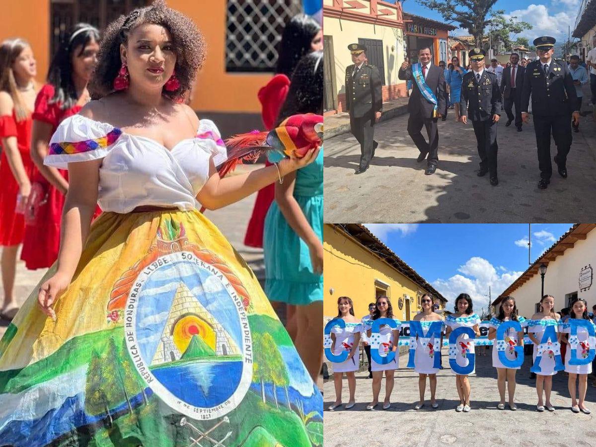 Colegios de Gracias, Lempira cautivan en sus desfiles patrios