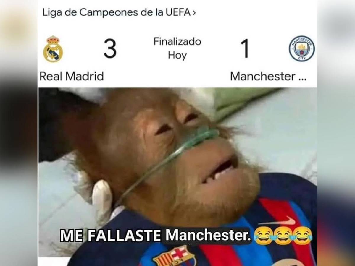 Los memes se burlan del City y Guardiola tras perder con Real Madrid