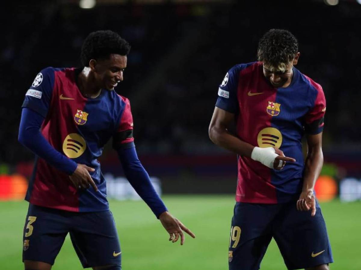 Show de Raphinha-Yamal, festejo a lo Messi y locura del Barcelona en Champions