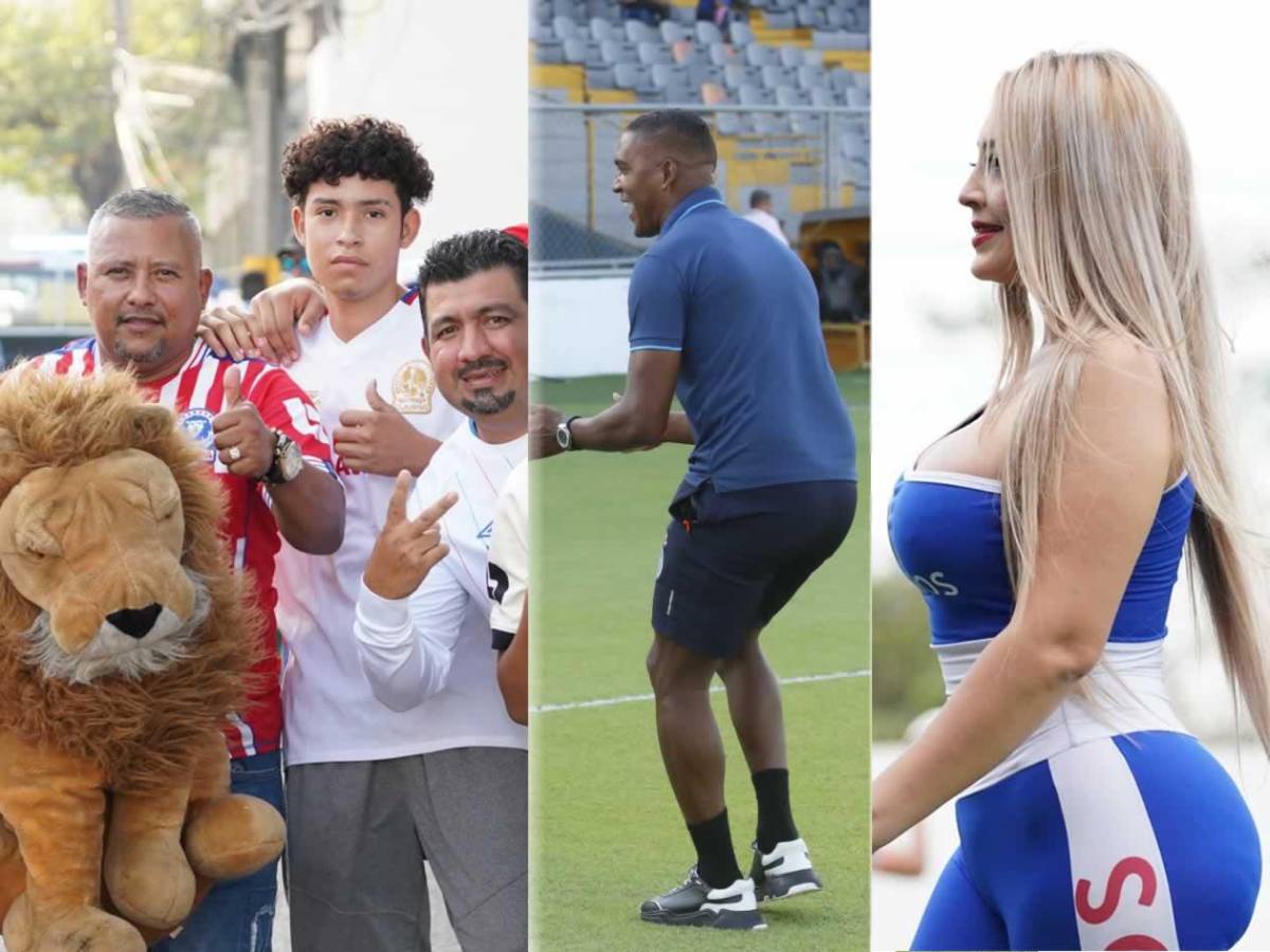 Bellas chicas, sexy rubia y Beckeles se roba el show en el Victoria vs Olimpia