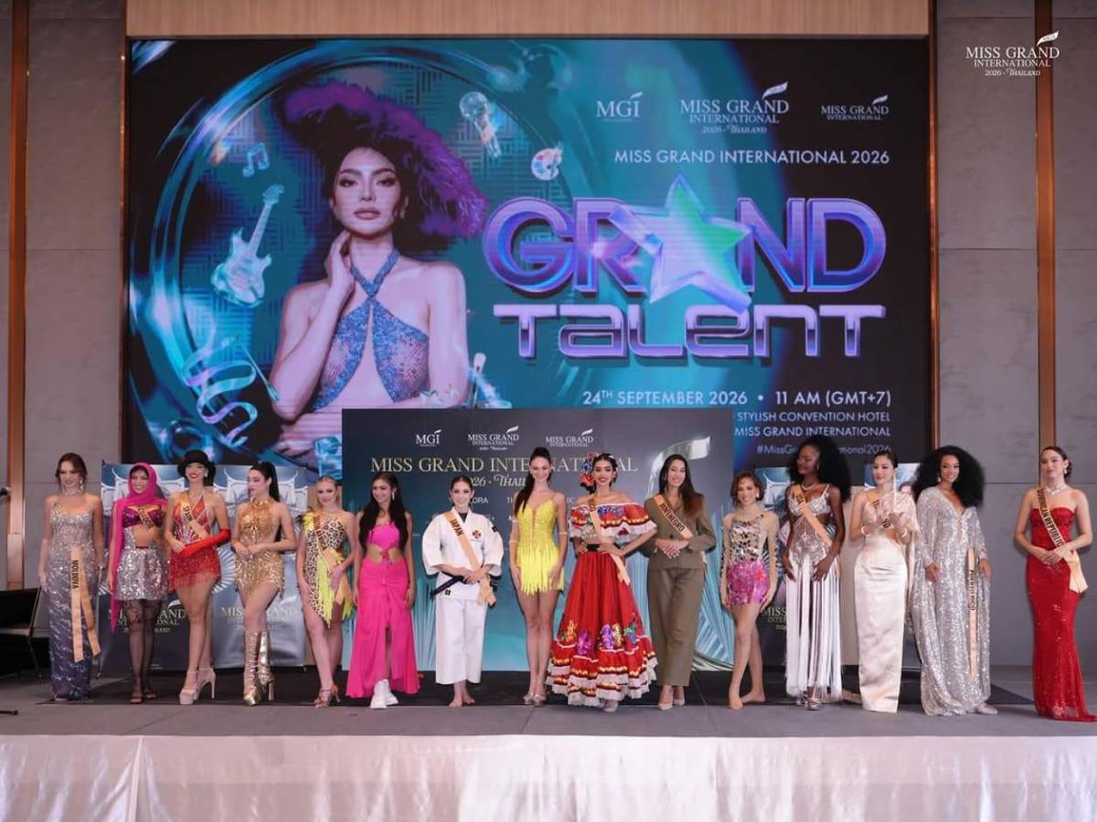 La hondureña Emely Alemán entra al top 15 de talentos en el Miss Grand 2026