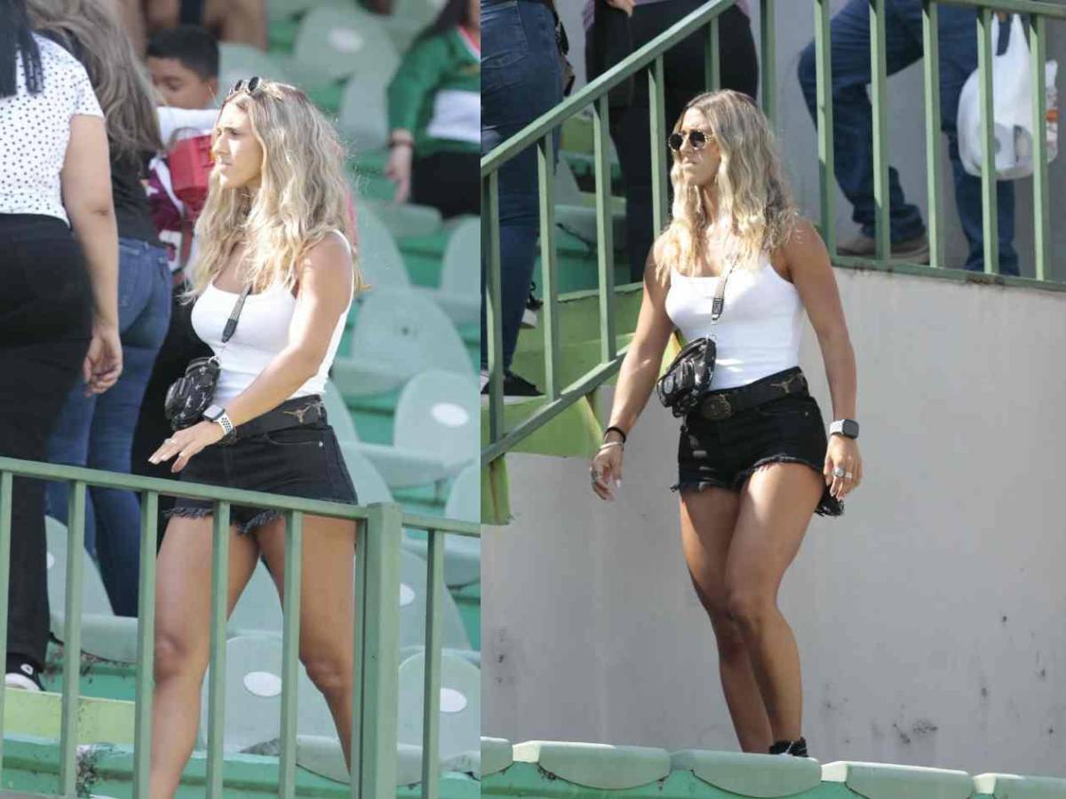 Esposa de futbolista y argentina enamoran: las bellezas en el Marathón-Olimpia