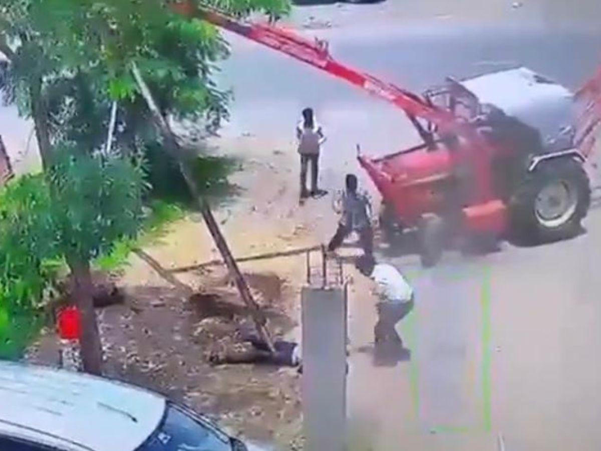 Hombre muere electrocutado mientras cambiaba un poste de energía eléctrica