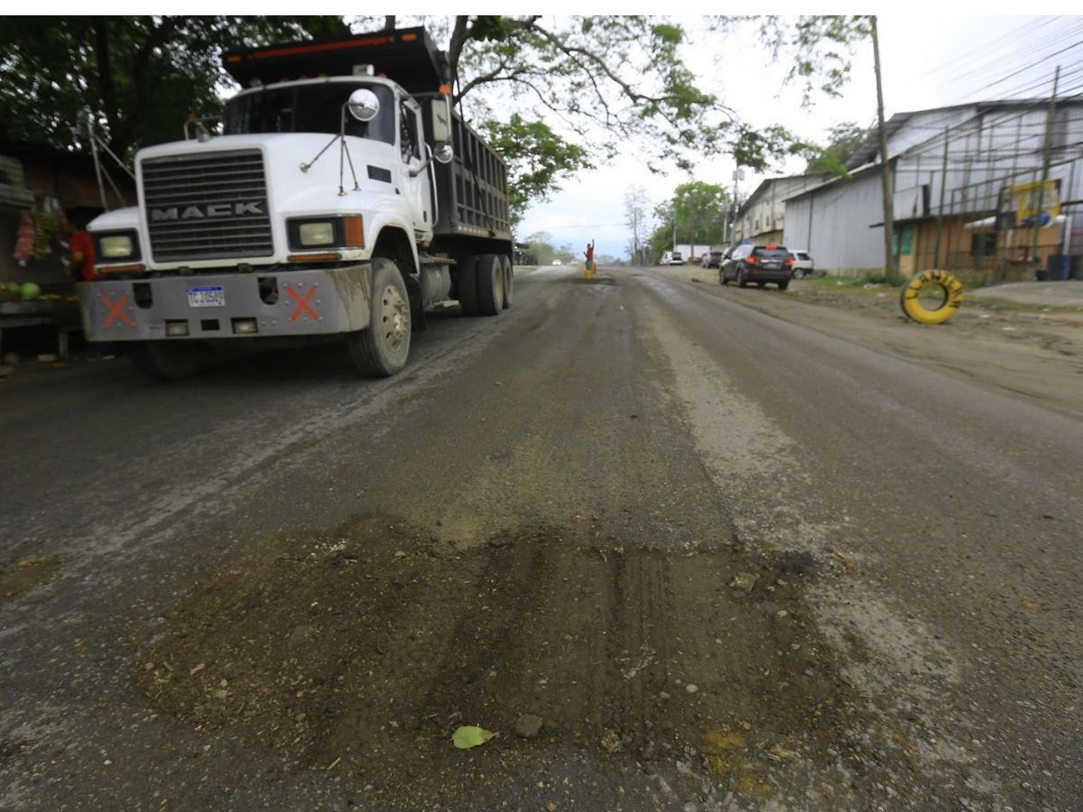 Fotos de la carretera a Jucutuma que enfrentó a Roberto Contreras y a Octavio Pineda