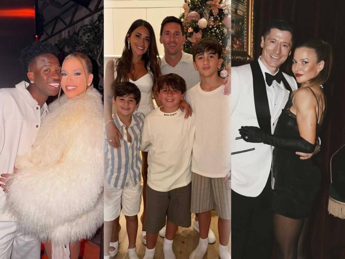 Así recibieron el 2026 los famosos cracks: look de Messi y Vinicius sorprende