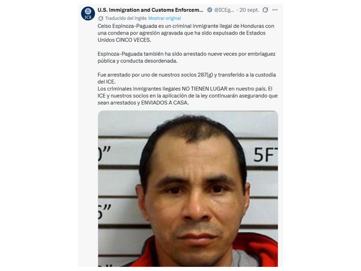 ICE detiene a tres hondureños; uno es señalado por masacre que dejó 12 muertos en 2016