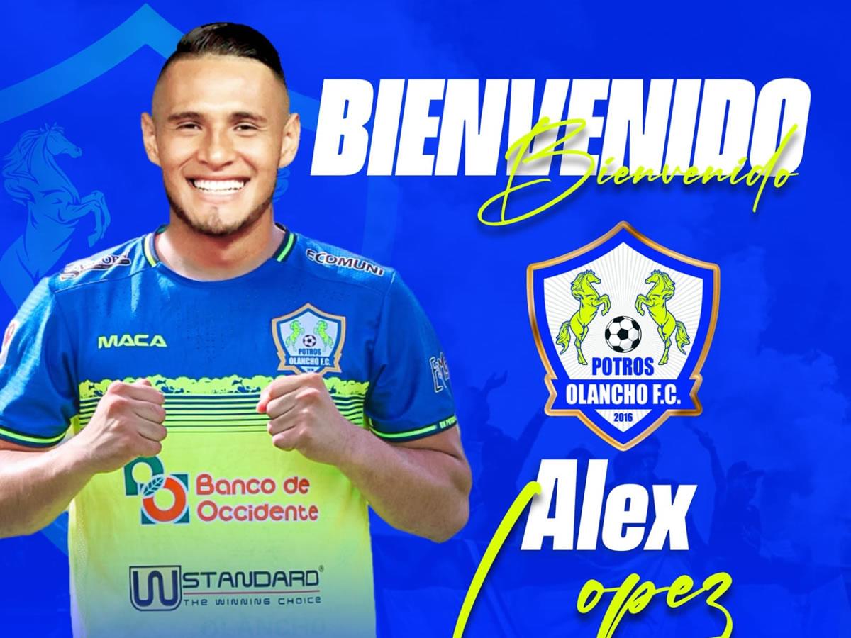 Oficial: Potros de Olancho FC confirma el fichaje de Alex López