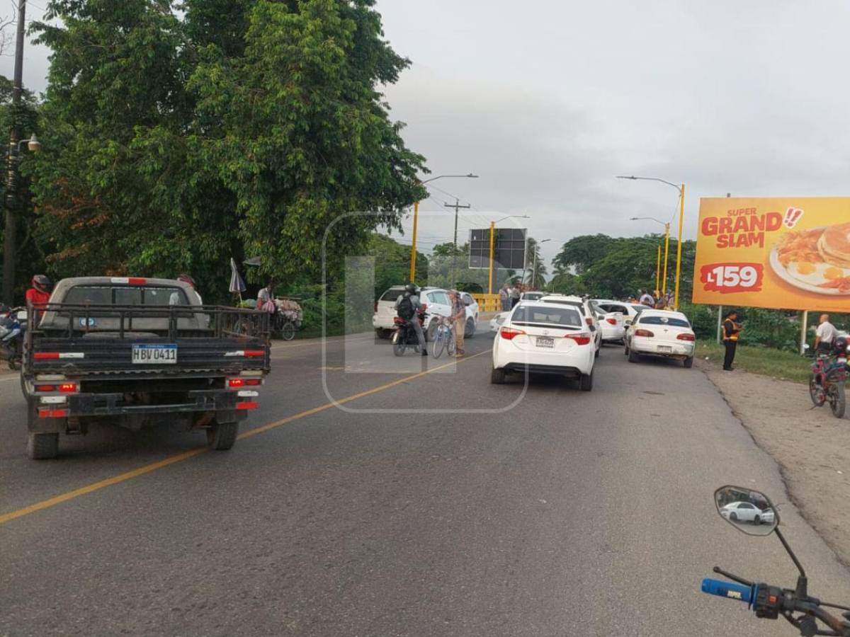 Las imágenes del desalojo de manifestantes en El Progreso, Yoro