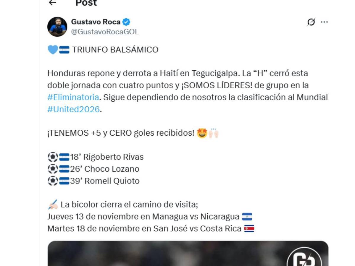 FIFA sorprende y Chepe Bomba hace petición tras triunfo de Honduras en las eliminatorias de Concacaf