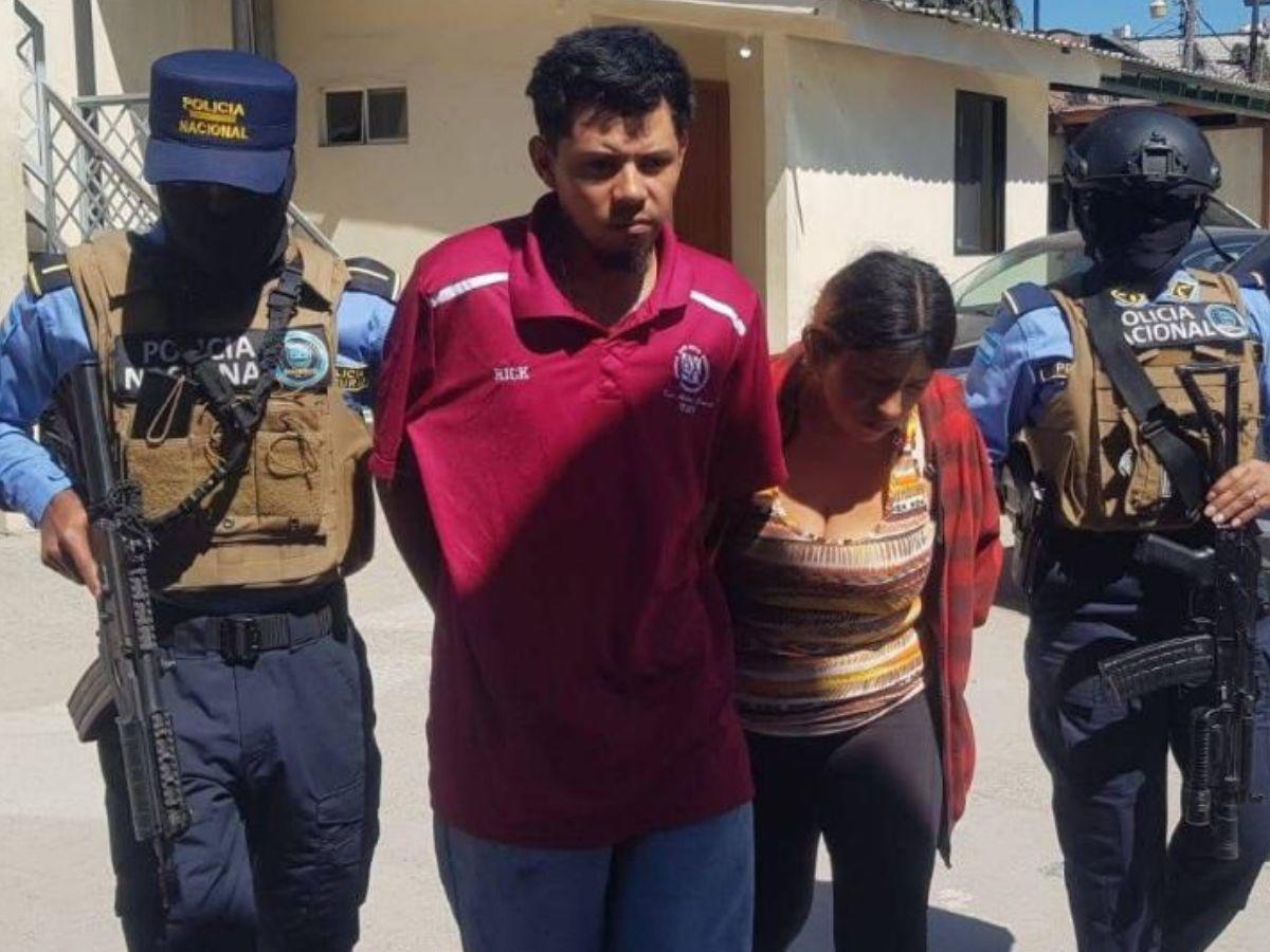 Capturan a “Tifilio” y “La China”, pareja acusa de extorsión en Nueva Suyapa