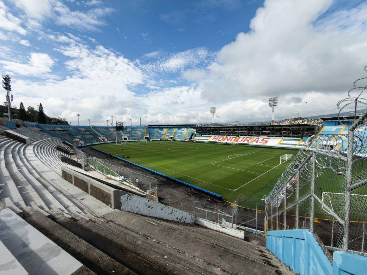 Así luce el Estadio Nacional horas antes del Honduras-Haití por eliminatorias