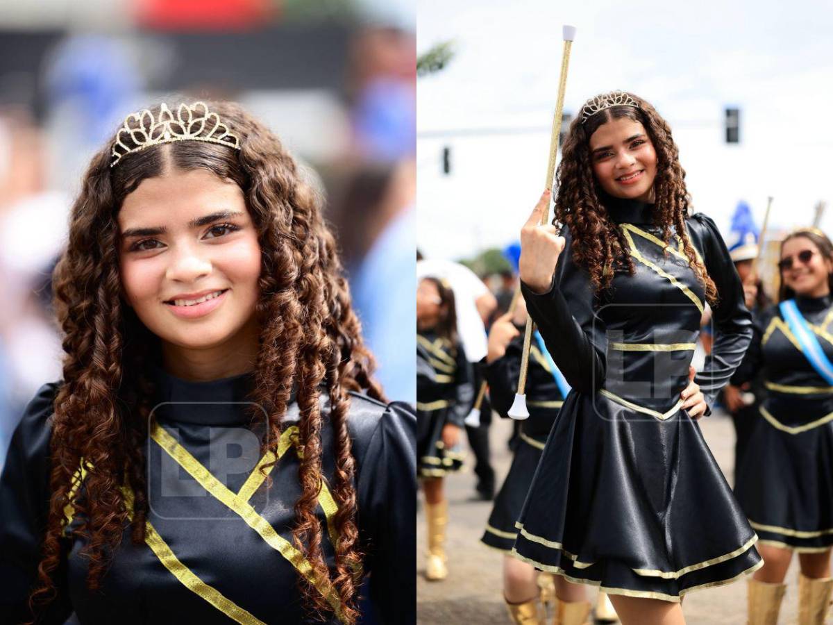 Belleza sampedrana: Kristen Alfaro, la bella palillona del Instituto Luis Bográn