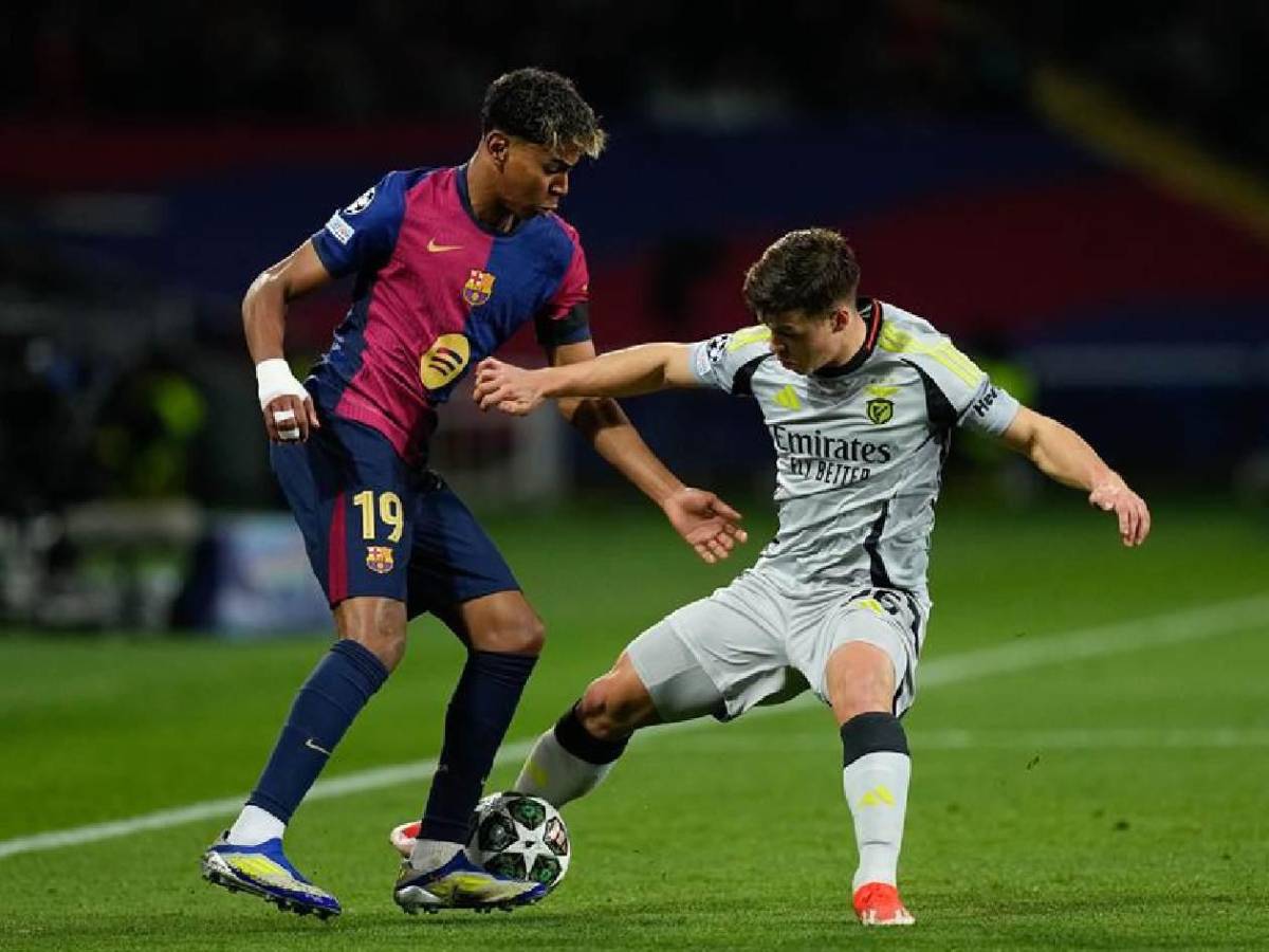 Show de Raphinha-Yamal, festejo a lo Messi y locura del Barcelona en Champions