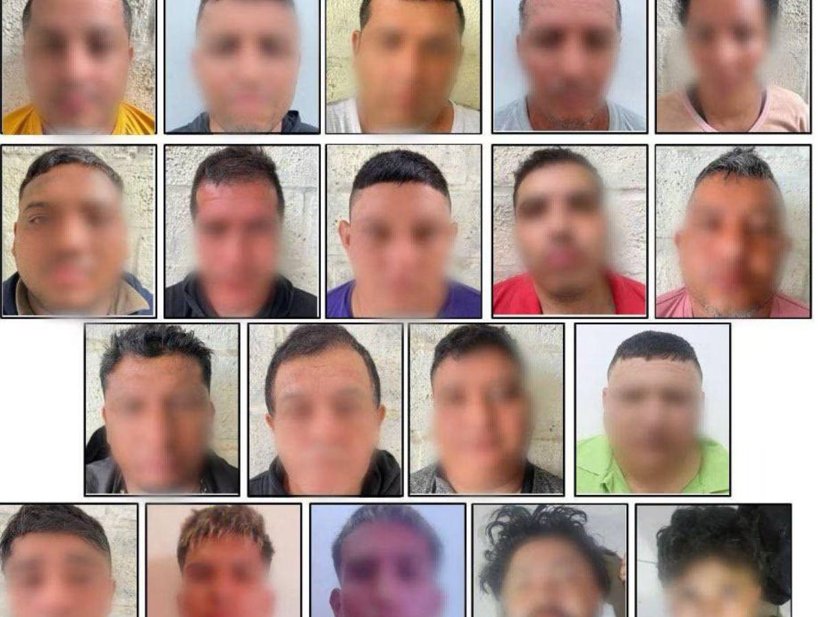 Capturan a 19 peligrosos narcotraficantes