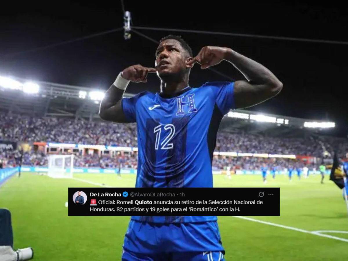 Así reaccionó la prensa al retiro de Romell Quioto de la Selección de Honduras